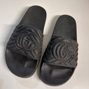 AUTHENTIC Gucci Black Slide Sandals